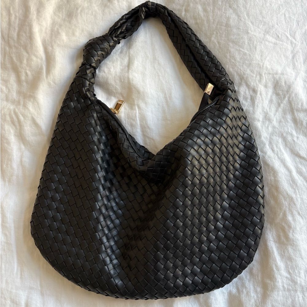 Anthropologie Woven Hobo Bag